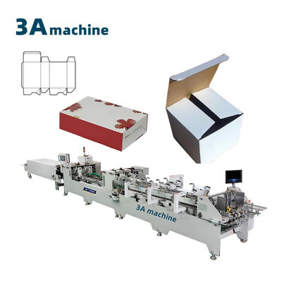 Caja desplegada más ancha tamaño máximo 1 105cm 6 esquinas carpeta máquina de pegamento para 1100 JGKW caja
