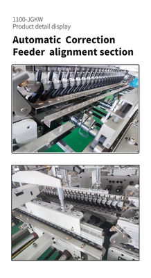 1100 JGKW Caja de cartón/carpeta de caja corrugada Gluer con pre-plegado y unión de pegamento