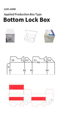 Máquina de pegado general de papel/cartón ondulado con y función de bloqueo de fondo 2