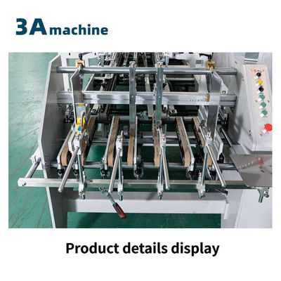 3500KG Máquina de pegado de alimentación de papel doble automático para 2-3 capas de caja corrugada