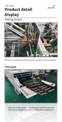Máquina de recolección automática de pegamento de fondo de doble bloqueo para pegamento de carpetas de cajas corrugadas