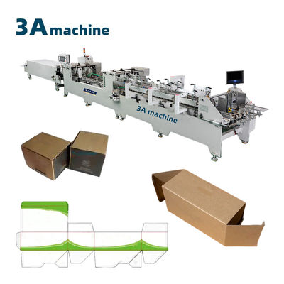 Caja desdoblada más ancha 1 125cm Máquina de pegado plegable de doble bloqueo para cajas de cartón