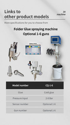 GS110 Máquina de pegado de pegamento para SHH800AG-2 pegado automático de fondo semiautomático de caja