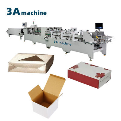 Caja desplegada más ancha 2 118cm Máquina de pegamento de doble bloqueo para carpeta de cartón