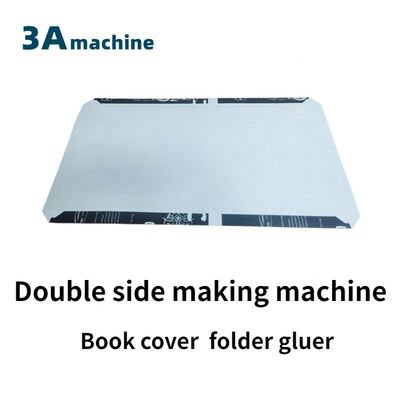 Fácil de operar Máquina de pegado lateral de cubierta de libro Máquina de pegado de borde de caja plegable
