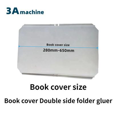 Caja desplegada tamaño mínimo 150 mm CQT-800BS Máquina de pegado lateral automático de la cubierta del libro