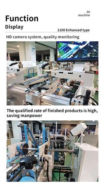 CQT1100 Máquina de pegado automático plegable de tipo mejorado para un rendimiento constante