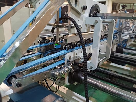 10KW CQT-1100 Gluer de carpetas de bloqueo automático para la producción de cajas de cartón
