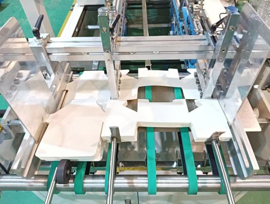 Tipo mejorado CQT-900 pegador de carpeta de bloqueo automático para plegado y pegado rápido