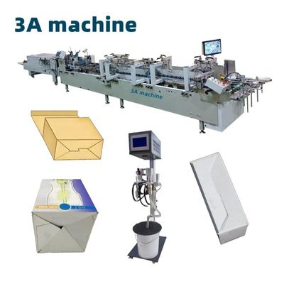 7.5KW CQT-900 Mejorada Máquina de pegado automática de caja plegable para requisitos del cliente