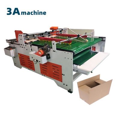 Máquina de corrugado computarizada CQT2400 Pegamento semiautomático de carpetas para cajas corrugadas