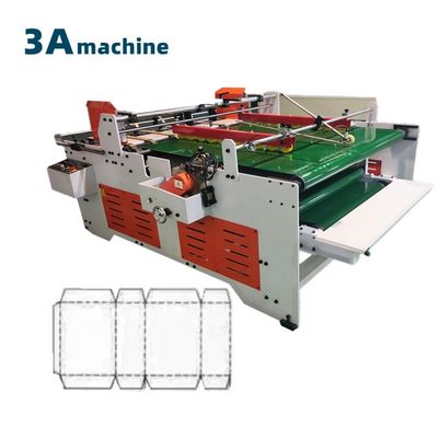 CQT-1800JGKW Semi-automático de cartón corrugado Prensa de carpeta de pegamento