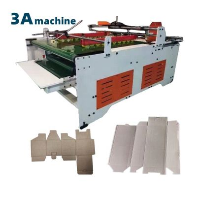 CQT-1800JGKW Máquina de moldeado de papel semiautomático corrugado cartón prensa de carpeta de pegamento