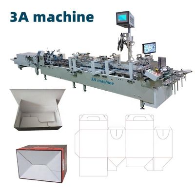 Velocidad de adhesivo automático para carpetas LSX para papel de cartón 250g-650g/corrugado E 300m/min