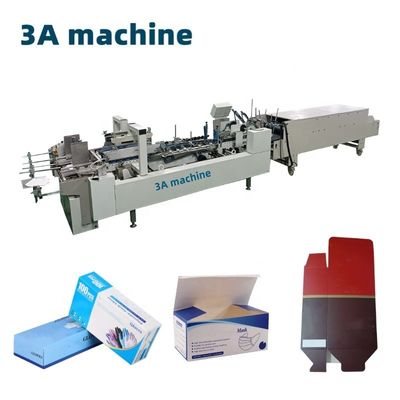 3.5m*1.1m*1.4m CQT-800 Máquina para plegar y pegar cajas en línea recta