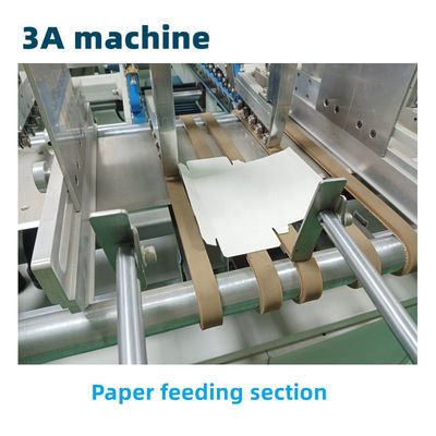 3.5m*1.1m*1.4m CQT-800 Máquina para plegar y pegar cajas en línea recta