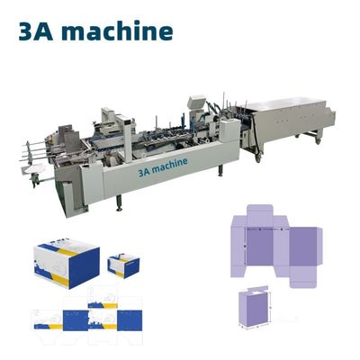 1400 kg de papel de alimentación automático de caja de carpeta de la máquina de pegamento CQT-800 para cajas onduladas
