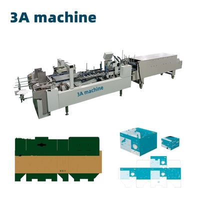 1400 kg de papel de alimentación automático de caja de carpeta de la máquina de pegamento CQT-800 para cajas onduladas