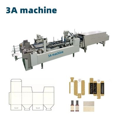 CQT-800 Caja de cartón/caja corrugada de línea recta Máquina de pegado automática de carpetas de cajas