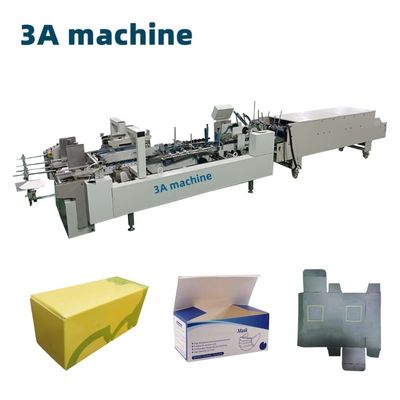 CQT-800 Caja de cartón/caja corrugada de línea recta Máquina de pegado automática de carpetas de cajas