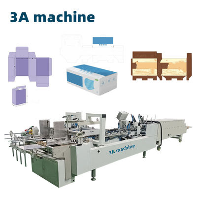Máquina de pegamento automático de carpetas y cajas corrugadas controlada por PLC CQT-800