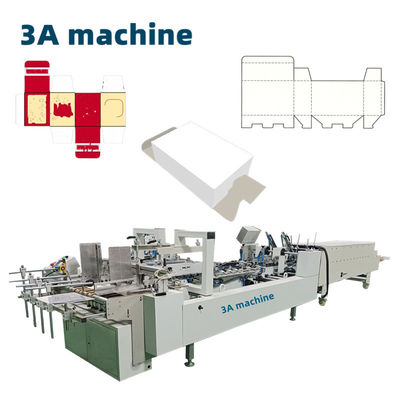 3A PLC CQT 800 Máquina de pegado pesada para cajas de cartón/cajas de línea recta corrugadas