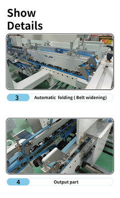 CQT 800 Caja de cartón/caja corrugada de línea recta de carpeta semi-automática
