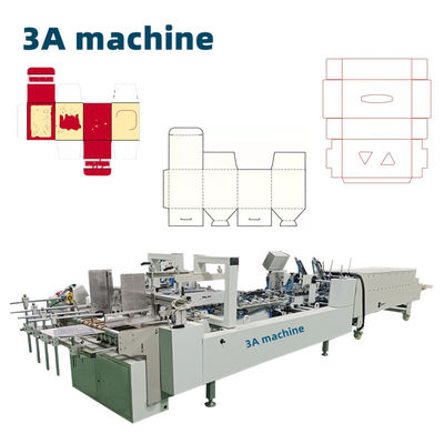 CQT 800 Máquina automática de carpetas de pegamento de cola fría soluble en agua para cajas de cartón o cartón ondulado