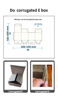 CQT 800 Máquina automática de carpetas de pegamento de cola fría soluble en agua para cajas de cartón o cartón ondulado