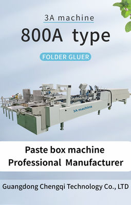 CQT 800 Máquina automática de pegado para cajas de cartón/cajas onduladas en talleres de reparación de máquinas