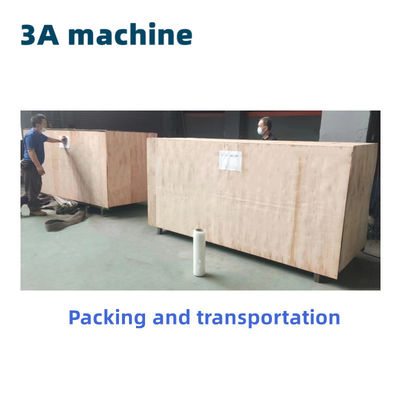 Máquina de plegado y pegado de caja de pegamento lateral altamente automatizada CQT-650 para una producción rápida