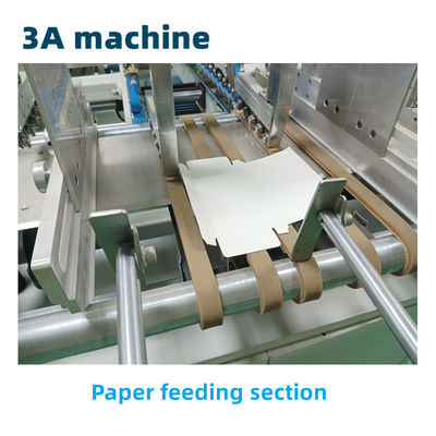 Conveniente CQT-800 de aluminio y papel de estaño caja de embalaje de papel plegable máquina de pegado