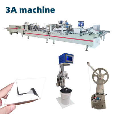 CQT-900 Máquina adhesora automática para la carpeta de la pistola de pulverización de cabeza para plegar y pegar cajas