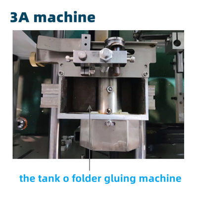 CQT-máquina de adición de pegamento automática de carpeta de pegamento de caja de carpeta plegable de pegamento de la máquina
