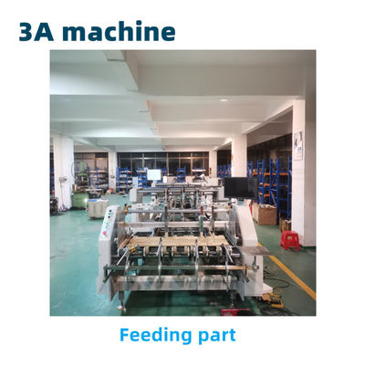 CQT-1300 Máquina automática de pegado de cajas onduladas para el plegado y pegado de 4 6 esquinas