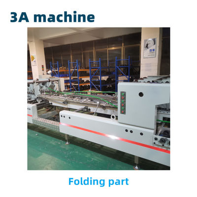CQT-1300 Máquina automática de pegado de cajas onduladas para el plegado y pegado de 4 6 esquinas