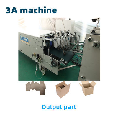 Fácil de operar CQT-1300 Máquina automática de pegado de carpetas para caja plana de cartón