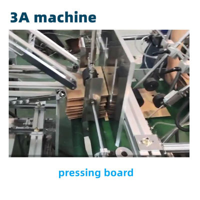 Tensión 380v CQT-1300 caja de flauta de tres capas corrugada máquina de pegamento automática de carpetas