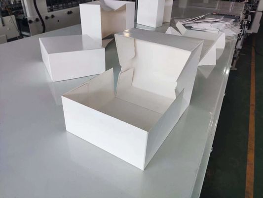Papel de cartón 200g-650g 6 esquinas carpeta máquina de pegamento para 4 esquinas caja plegable