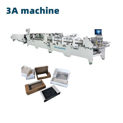 Max. ancho operable de 1200mm CQT-850 Máquina de pegamento de carpetas para plegado automático de 4 esquinas