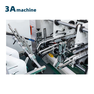 Máquina avanzada de pegado de carpetas CQT850 para 4 esquinas caja 6 esquinas caja de papel papel plegado