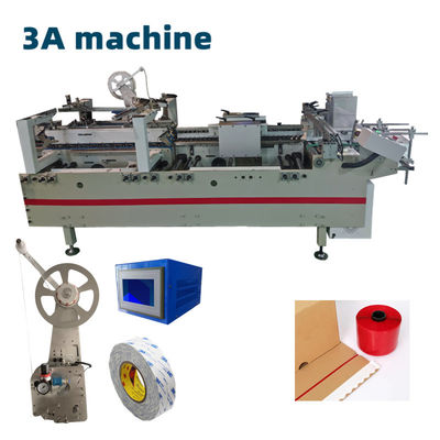 Máquina de caja de cartón CQT-DSA2 sin esfuerzo y conveniente para una fácil pegada de doble cara