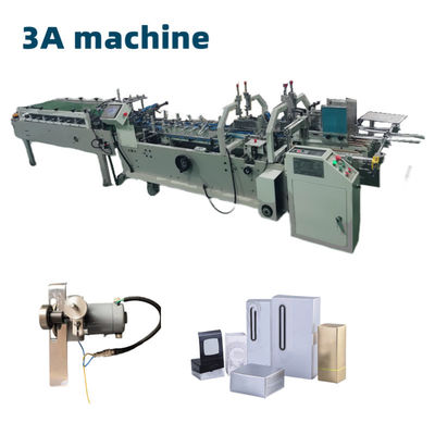 Máquina de pegamento automática de papel de alimentación continua CQT580-UV para plegar cajas de papel