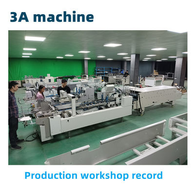 CQT-800 WK-2 Maquina de pegado plegable de cajas de cartón pequeñas para papel corrugado de flauta E