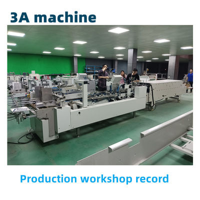 Gluer de carpeta de tipo universal CQT-800WK-1 para el embalaje de cajas en talleres de reparación de máquinas