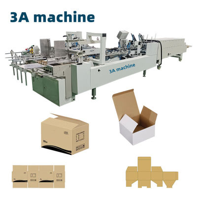 Velocidad máxima de recubrimiento 250 metros/minuto Máquina de pegamento de carpetas de papel corrugado CQT-800WK-2