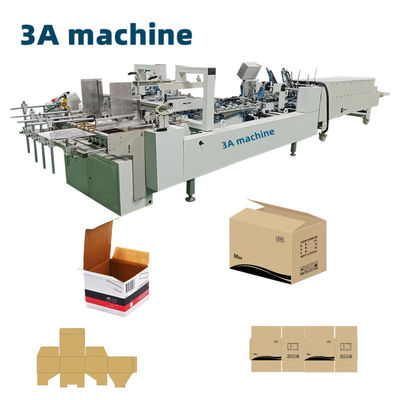 Máquina avanzada de pegamento de carpetas de papel corrugado CQT-800WK-2 para cajas de cartón