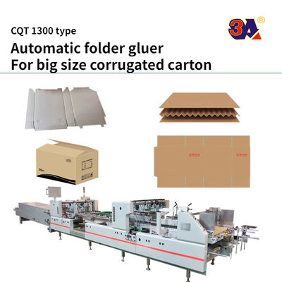 Máquina de pegamento de carpetas para cartón corrugado caja de cartón CQT-800A tipo de papel 200g-650g