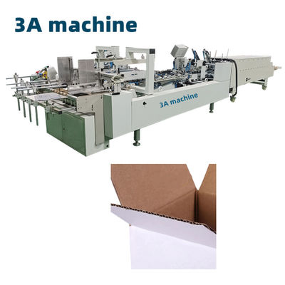 Pneumático impulsado CQT-1300WK-2 cartón corrugado de papel caja de carpeta de pegamento para una fácil operación