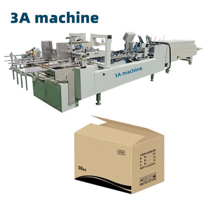 Máquina de pegado de cartón CQT-1300WK-2 para cajas pequeñas con pegamento frío soluble en agua